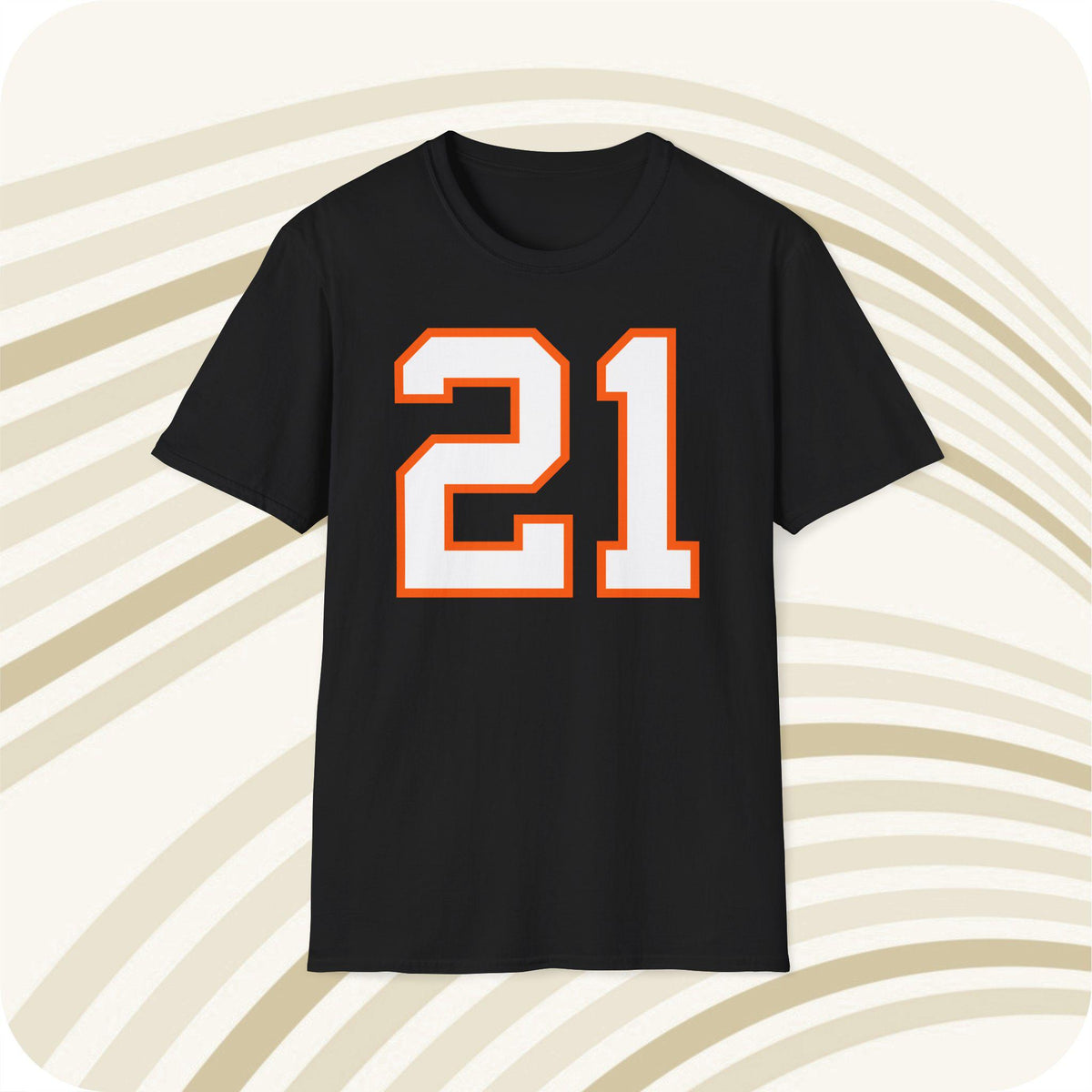 Throwbackmax James Brooks 21 Cincinnati Bengals NFL Jersey T Shirt Front Back Print Jersey – Fan Favorite · High-Quality Print