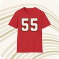 Throwbackmax Derrick Brooks Tampa Bay Buccaneers 55 NFL Jersey T Shirt Front Back Print Jersey – Soft Feel · Trending Graphic Apparel
