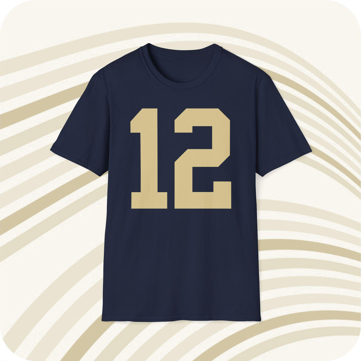 Throwbackmax Roger Stahbach Navy Midshipmen 12 NCAA Jersey T Shirt Front Back Print Jersey – Aesthetic Look · Great Gift For Fans