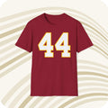 Throwbackmax John Riggins Washington Commanders NFL 44 Jersey T Shirt Front Back Print Jersey – Premium Graphic · Great Gift For Fans