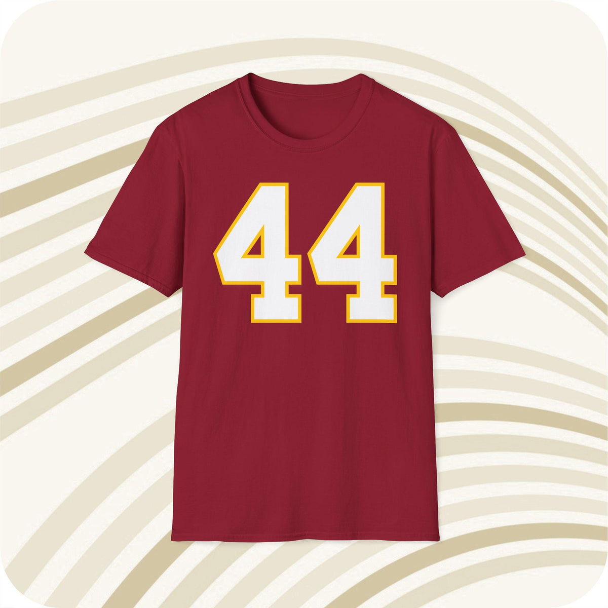 Throwbackmax John Riggins Washington Commanders NFL 44 Jersey T Shirt Front Back Print Jersey – Premium Graphic · Great Gift For Fans