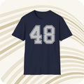 Throwbackmax Daryl Johnston 48 Dallas Cowboys NFL Jersey T Shirt Front Back Print Jersey – Everyday Comfort · Trending Graphic Apparel