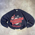 Vintage 90s Cleveland Indians World Champions Graphic Crewneck Sweater MLB Graphic Tee – Bold Style · Perfect For Daily Wear