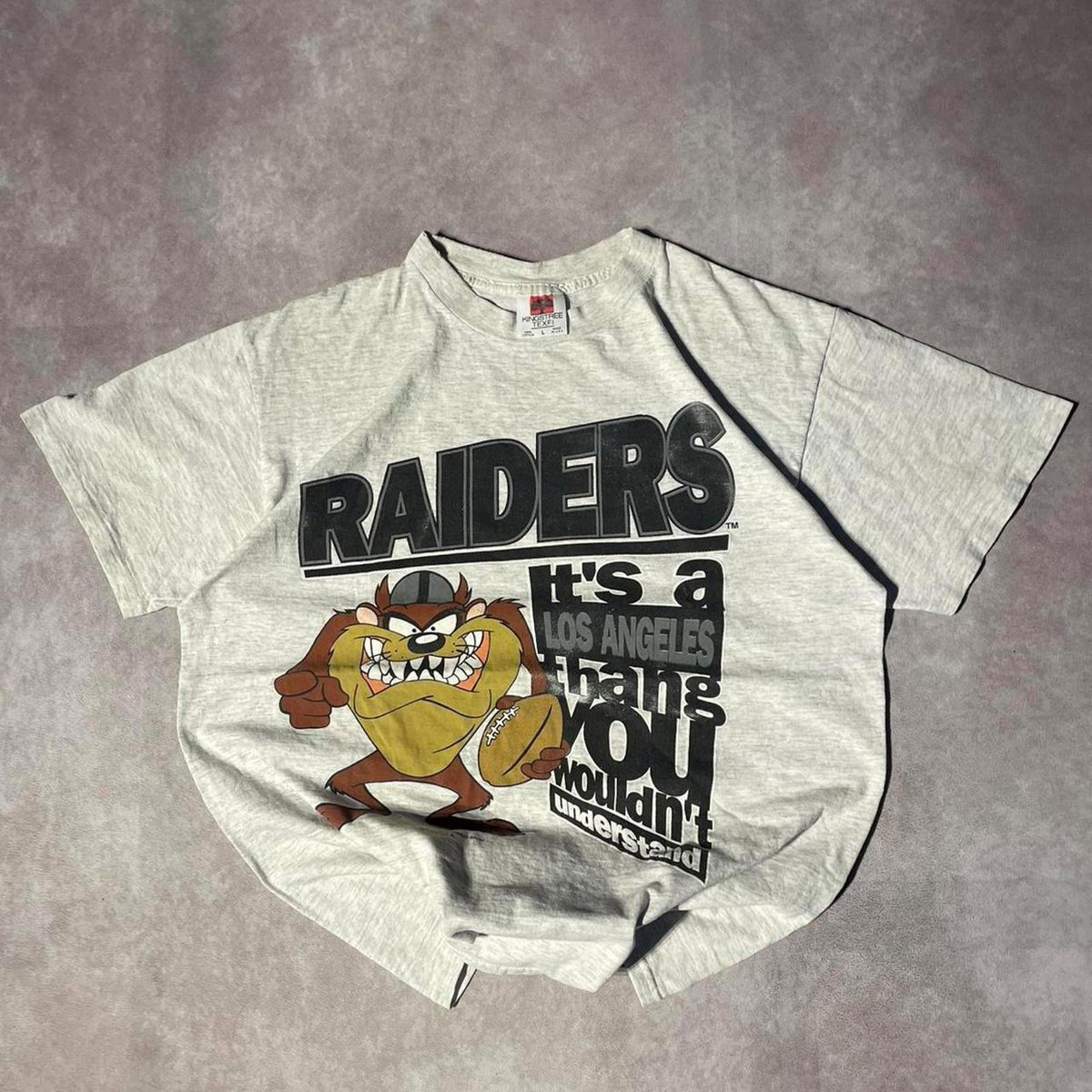 Vintage Los Angeles Raiders Taz NFL Tee Shirt Summer Essential Graphic Tee – Soft Feel · Must-Have Style