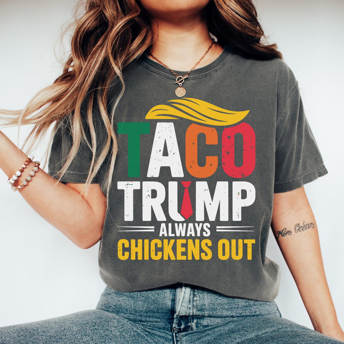Comfort Colors Taco Trump Shirt Subtle Fuck Trump Anti Trump Anti Trump Shirt Anti Maga Shirt Liberal Shirt Democrat Shirt Graphic Tee – Premium Graphic · High-Quality Print