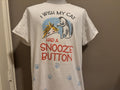 Vintage 9039s I Wish My Cat Had A Snooze Button Cute Funny Nightgown Tshirt XXL Graphic Tee – Warm & Stylish · Perfect For Daily Wear