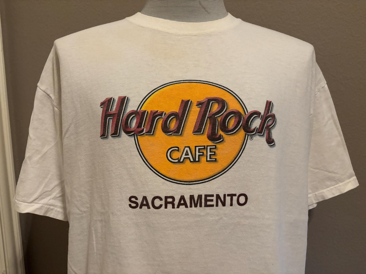 Vintage 9039s Hard Rock Cafe Sacramento California Tshirt XL Graphic Tee – Fan Favorite · Must-Have Style