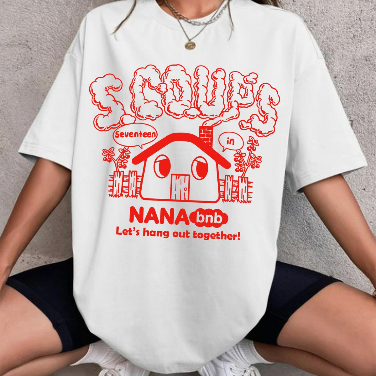 Seventeen Nana Bnb T shirt Nana bnb with Seventeen Shirt Seventeen Right Here World Tour Shirt Seventeen Members Shirt Happy Burstday Graphic Tee – Warm & Stylish · Perfect For Daily Wear