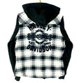 Harley Davidson Snap Button Shirt Women39s Large Black Woven Plaid Hooded Nwt Graphic Tee – Bold Style · Perfect For Daily Wear