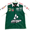 Dale Earnhardt Jr Nascar Racing Shirt Size Small Green Amp Energy Button Up Graphic Tee – Cozy Vibes · Trending Graphic Apparel