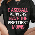 Humorous baseball quote PNG for T shirt designs quotBaseball Players Have The Prettiest Momsquot PNG graphic Funny sports quote PNG Graphic Tee – Bold Style · Trending Graphic Apparel