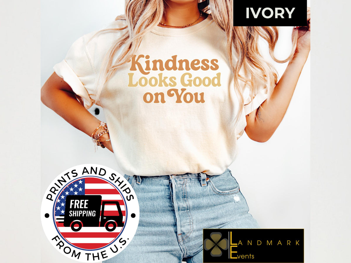 Kindness T Shirt Retro Graphic Tee Groovy Vintage Style Kindness Gift Soft Boho Vibe Top Inspirational T Shirt 1717 Graphic Tee – Premium Graphic · Trending Graphic Apparel