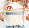 30A Beaches Tshirt Gift Tee Family Vacation Shirt Graphic Tee – Soft Feel · High-Quality Print