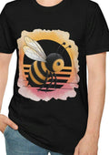 Bumblebee Crochet pattern Retro Sunset T Shirt Unisex Softstyle T Shirt Vintage Beekeeper Gift Eco Friendly Market Bag Shoulder Bag Tote Bag – Warm & Stylish · Trending Graphic Apparel
