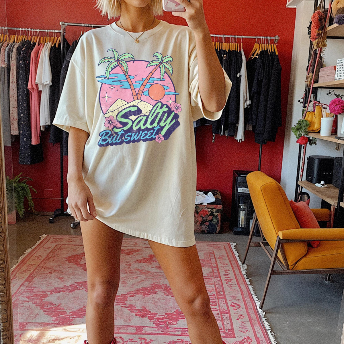 Comfort Colors Salty But Sweet Shirt Vacation Shirt Cute Summer Shirt Summer Tshirt Summer Tee Beach Tshirt Beach Shirt Beachy Shirt Graphic Tee – Soft Feel · Perfect For Daily Wear