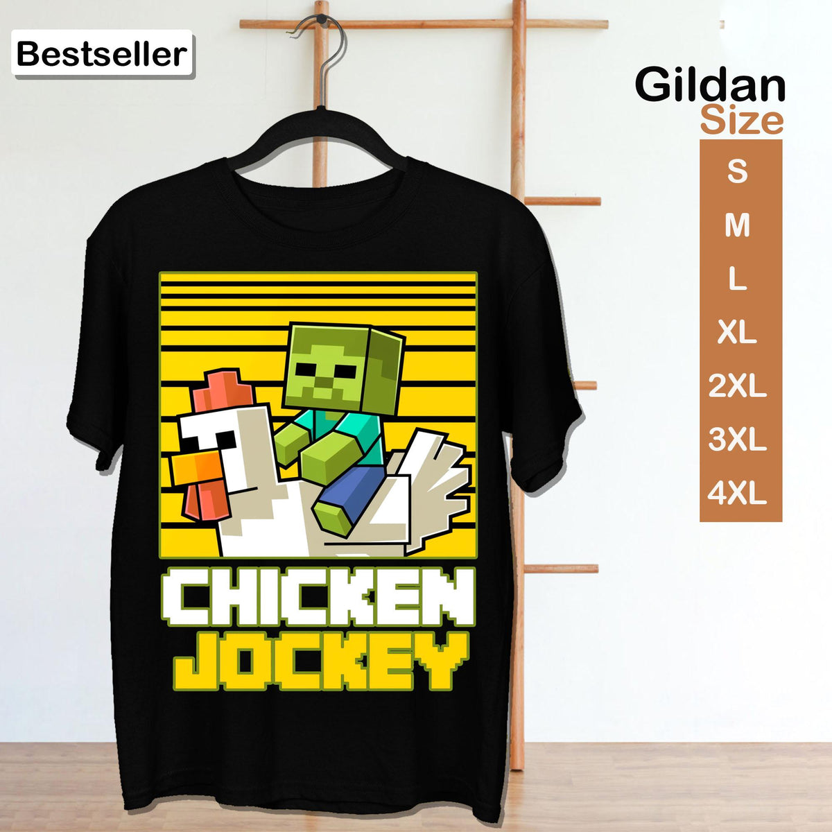 Chicken Jockey T Shirt Kids Unisex Tshirt Hody Long leave Unisex T shirt Women Thanktop Gift for Game Lover Chicken Graphic Tee – Fan Favorite · High-Quality Print
