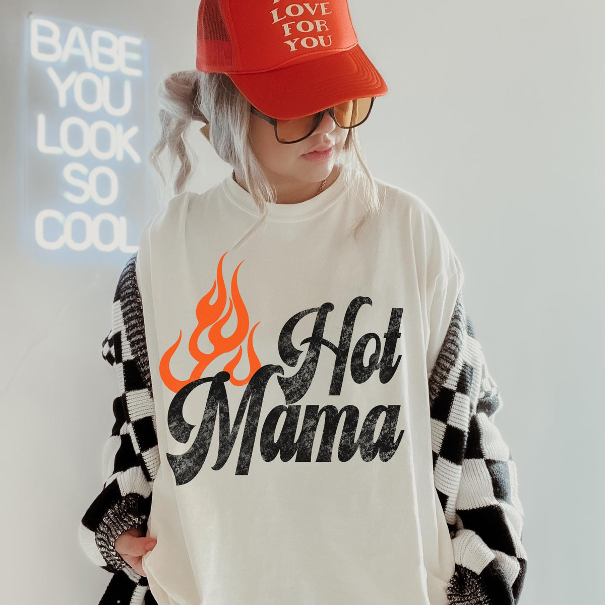 Hot Mama Shirt Hot Mom Red Hot Mama Mothers Day Gift Gift for Mom Hot Mess Mama Shirt Hot Mom Shirt Graphic Tee – Everyday Comfort · High-Quality Print