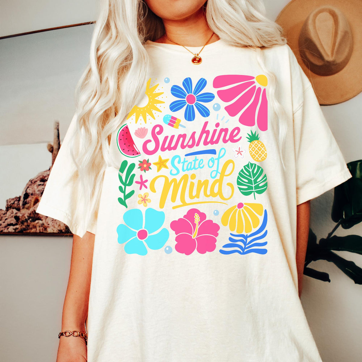 Sunshine State of Mind Summer Shirt Beach Tee Beach Shirt Beach Vacation Shirt Beach Tshirt Beach T Shirt Summer Tshirt Summer Tee Graphic Tee – Easygoing Wear · High-Quality Print
