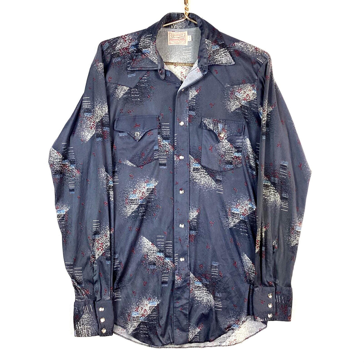 Vintage H Bar C Western Shirt Size Large Grey Pearl Snap Made In Usa 70s 80s Graphic Tee – Soft Feel · Trending Graphic Apparel