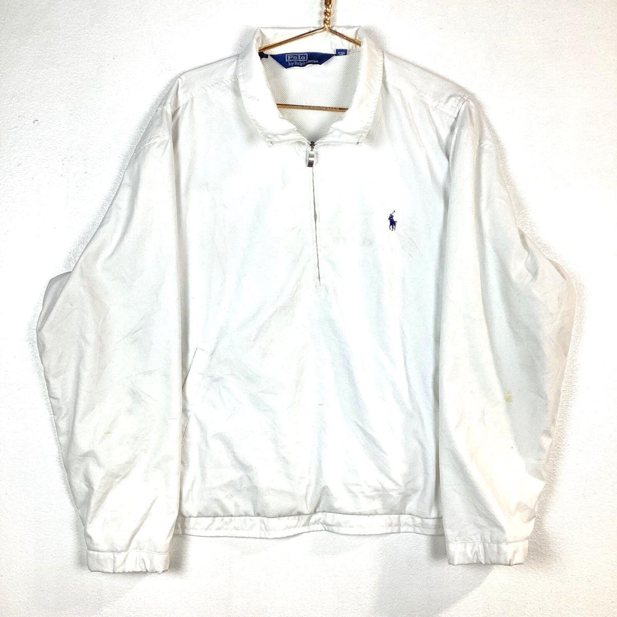 Vintage Polo Ralph Lauren Windbreaker Jacket Size XL White Half Zip Graphic Tee – Easygoing Wear · Trending Graphic Apparel