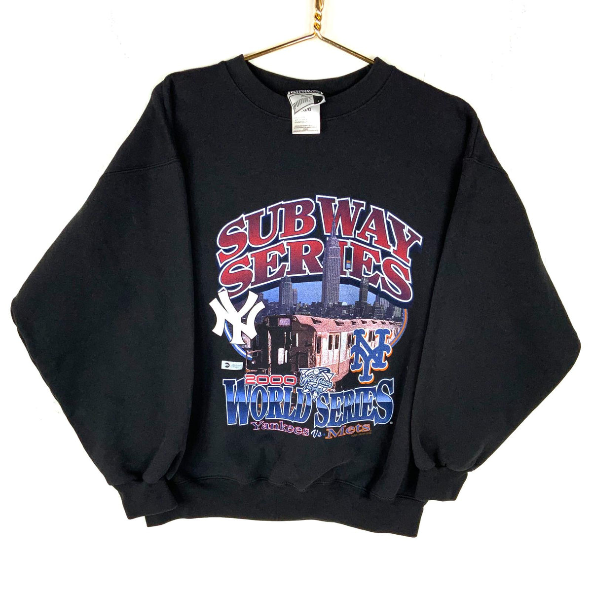 Vintage New York Yankees Vs Mets Puma Sweatshirt Large 2000 Mlb Subway Series Sweatshirt – Everyday Comfort · Must-Have Style