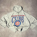 Vintage 90s Chicago Cubs MLB Long Sleeve Hooded Shirt Lightweight Summer Essential Graphic Tee – Premium Graphic · Top Pick For Any Outfit