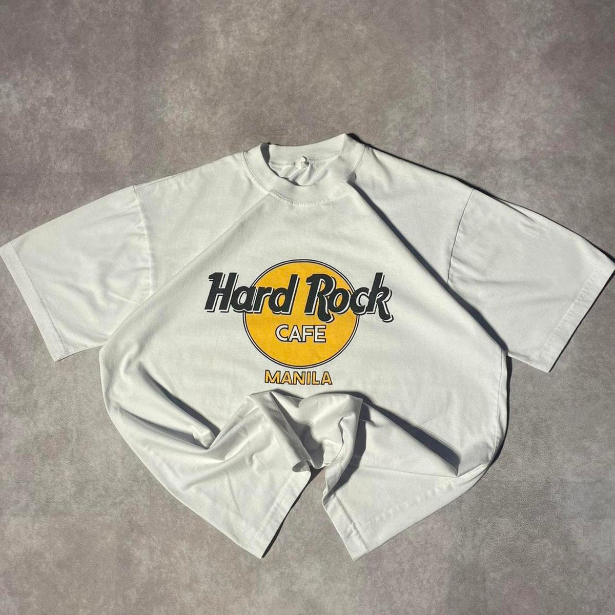 Vintage Hard Rock Cafe Manila Graphic Tee Shirt Summer Essential Graphic Tee – Cozy Vibes · Must-Have Style