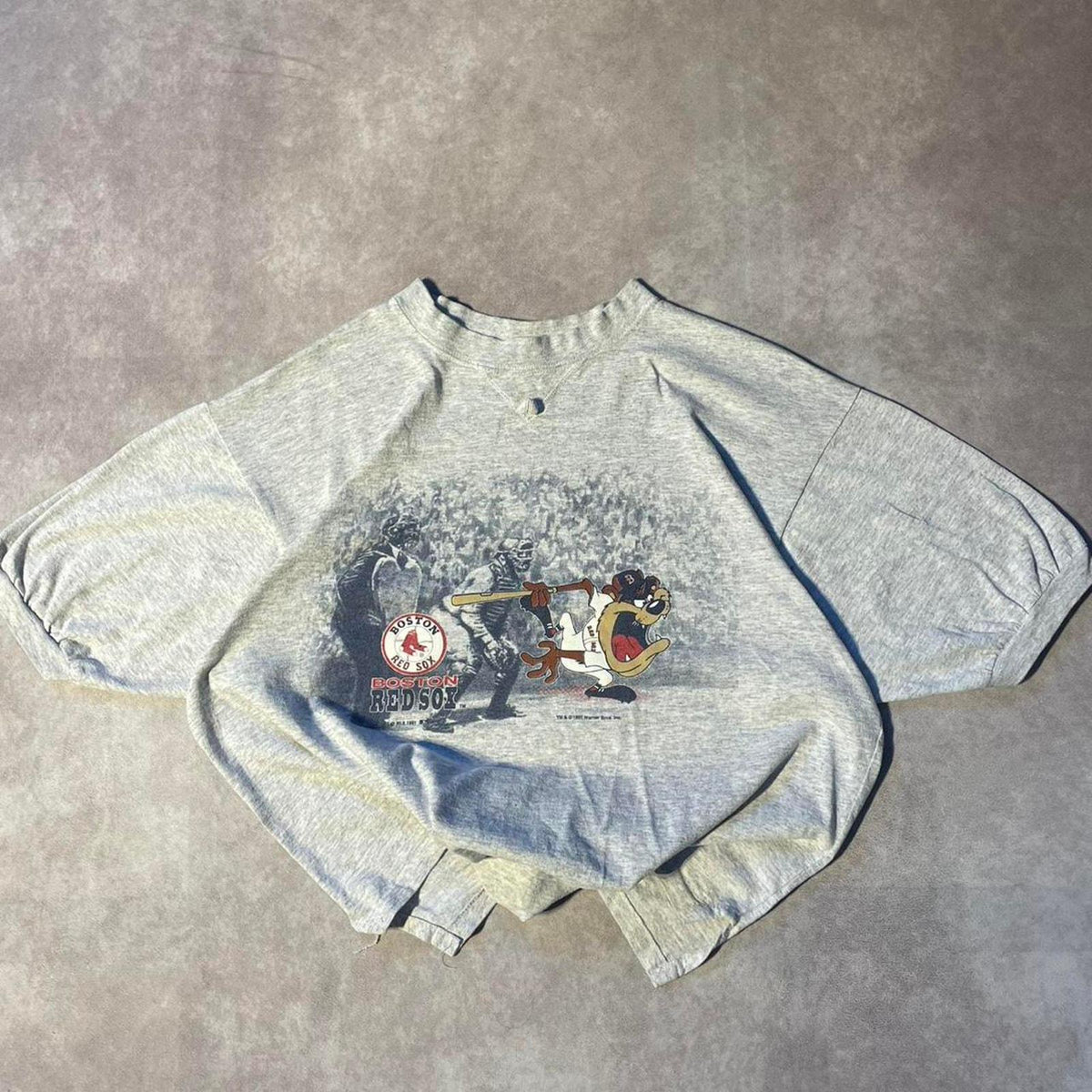 Vintage 90s Boston Red Sox MLB Taz Tee Shirt Graphic Tee – Warm & Stylish · Perfect For Daily Wear