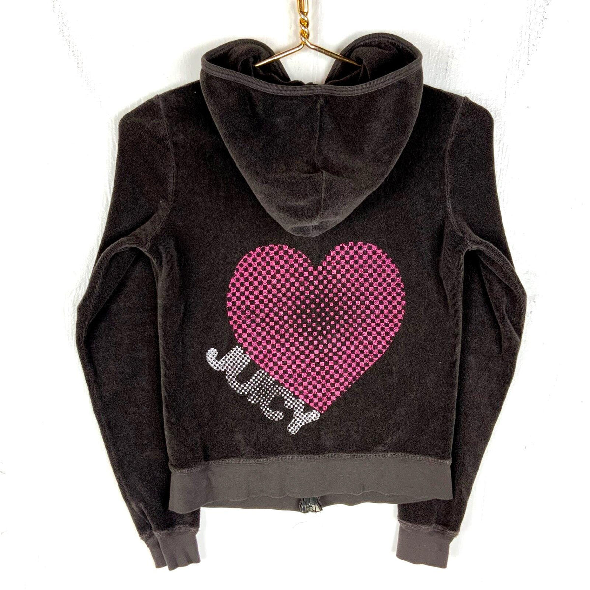Y2k Juicy Couture Terry Cloth Women39s Sweatshirt Hoodie Medium Full Zip Hoodie – Premium Graphic · Must-Have Style
