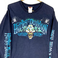 Harley Davidson TShirt Large Blue Long Sleeve Clown Double Sided Tennessee Usa Graphic Tee – Aesthetic Look · High-Quality Print