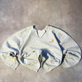 Vintage Carhartt Sweater HoodieNeck Cut Weave Hoodie – Easygoing Wear · Trending Graphic Apparel