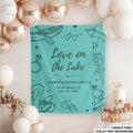 Love On The Lake Bridal Shower Welcome Sign Banner Custom Camping Tapestry Personalized Lake Bach Party Decor Girl Trip Weekend Graphic Tee – Feel-Good Design · Perfect For Daily Wear