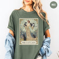 Cat Lady Tarot Card Shirt Cat Lover Tshirt Witchy Cat Lady Tee Cat Mom Gift Funny Cat Mama Mothers Day Gift Graphic Tee – Aesthetic Look · Trending Graphic Apparel