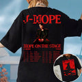 J Hope Hope On The Stage Tour T shirt Hope On The Street Shirt J Hope World Tour Shirt BTS Hobi Shirt J Hope Shirt BTS Army Gift Tee Graphic Tee – Fan Favorite · Must-Have Style
