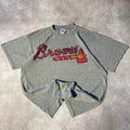 Vintage 90s Atlanta Braves MLB Tee Shirt Russell Athletics Graphic Tee – Warm & Stylish · High-Quality Print