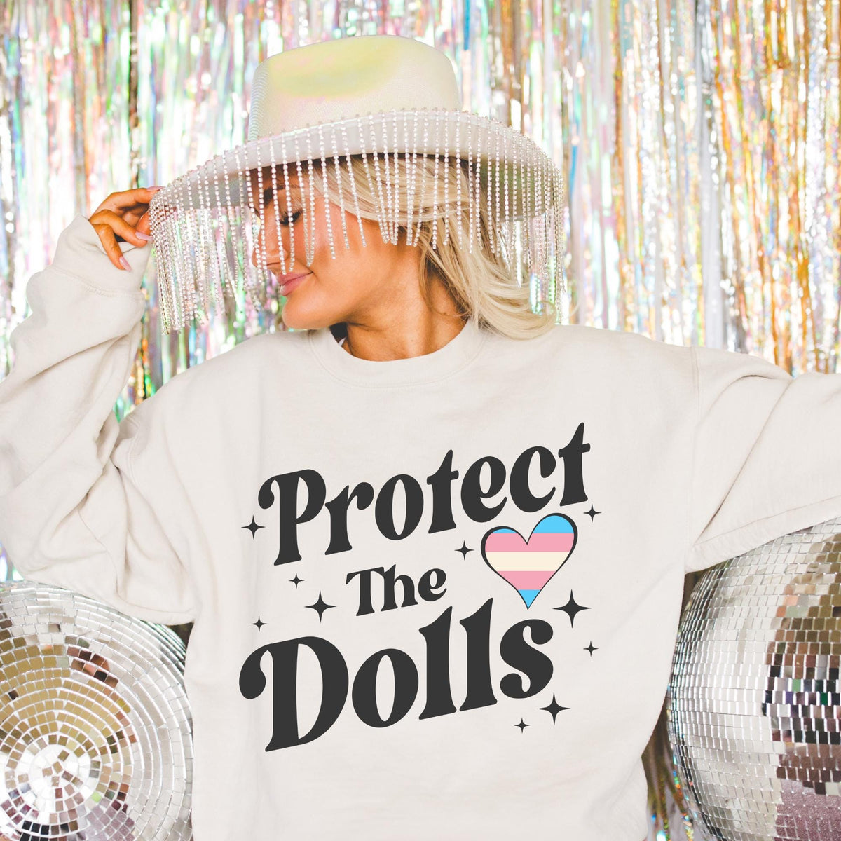 Protect the Dolls Trans Support Shirt Support Your Local Drag Queens Drag Show Sweatshirt LGBTQ Trans Ally Pride Sweatshirt Sweatshirt – Fan Favorite · Great Gift For Fans