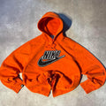 Vintage Nike Spellout Embroidered Hoodie Sweater Orange Hoodie – Feel-Good Design · High-Quality Print
