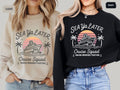 Custom Cruise Crew Sweatshirt Comfort Colors Tee Hoodie Personalized Family Vacation Matching Apparel Girls Matching Cruise Crew tee Hoodie – Soft Feel · High-Quality Print
