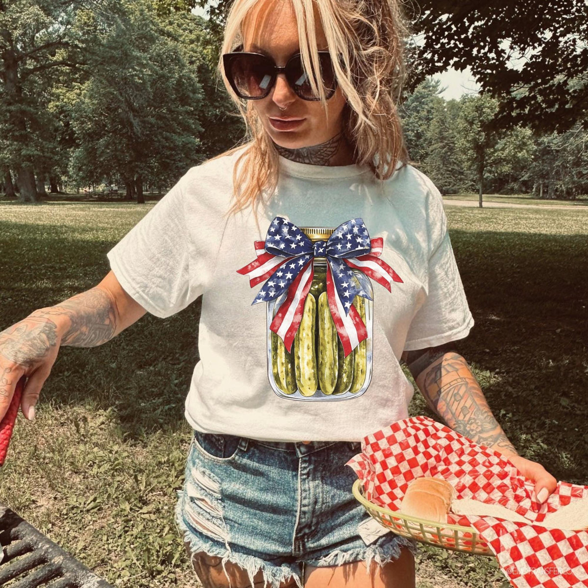 Comfort Colors Pickle Jars Shirt Pickles Shirt Pickles Tshirt Pickle Lover Shirt Cute Tshirt Womens Tshirt Aesthetic Tshirt July 4th Pickle Graphic Tee – Warm & Stylish · Trending Graphic Apparel