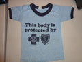Vintage 8039s 5050 This body is protected medical insurance Toddler Ringer T Shirt S Graphic Tee – Fan Favorite · Must-Have Style