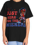 Just Here For The Wieners T Shirt for BBQs Just Here for the Wieners Tee Unisex Garment Dyed Apparel Summer BBQ Celebration 4th of July Graphic Tee – Cozy Vibes · Top Pick For Any Outfit