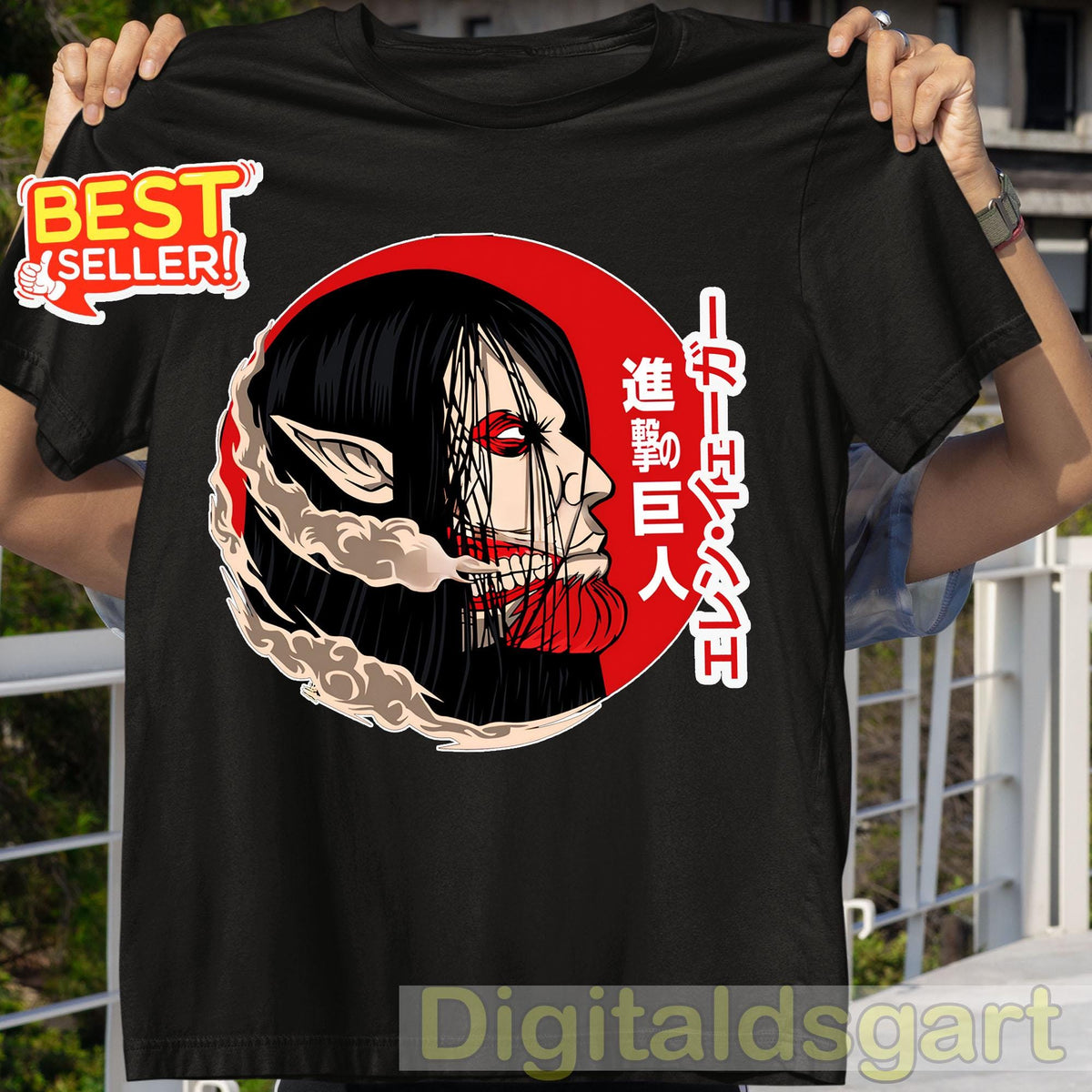 Anime Tshirt Eren Yeager Atack on the Titan Form Anime Art Print Anime Gift for Him and Her AOT Tee Jaeger Shirt AOT MerchGraphic Tee Graphic Tee – Feel-Good Design · Must-Have Style