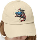 Patriotic Fishing Cap American Fishing Cap Skeleton Fisherman Hat Summer Sports Hat Outdoor fishing Gear Gift for Dads Distressed cap Graphic Tee – Easygoing Wear · Trending Graphic Apparel