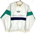 Vintage Team Adidas Sweatshirt Crewneck Size Large White Big Logo Trefoil 90s Sweatshirt – Aesthetic Look · High-Quality Print