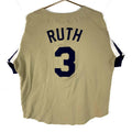 Vintage New York Yankees Jersey 2XL Majestic Babe Ruth Beige Mlb Jersey – Premium Graphic · Must-Have Style