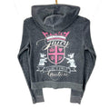 Juicy Couture Terry Cloth Women39s Sweatshirt Hoodie Large Gray Y2k Hoodie – Soft Feel · Perfect For Daily Wear