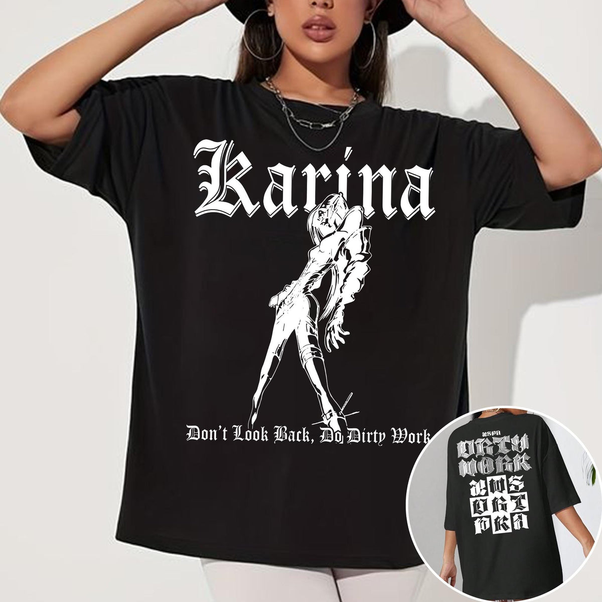 Aespa Dirty Work Members Graphic T shirt Aespa Whiplash Album Shirt Aespa Armageddon Album Shirt Aespa World Tour Shirt Ningning Karina Graphic Tee – Fan Favorite · Great Gift For Fans