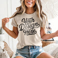 Tan Bella Canvas 3001 Mockup Tan T shirt Mockup 3001 Tan Shirt Mockup Shirt Model Mockup Beige Aesthetic Boho Model Mockup Best Mockup Graphic Tee – Warm & Stylish · Perfect For Daily Wear