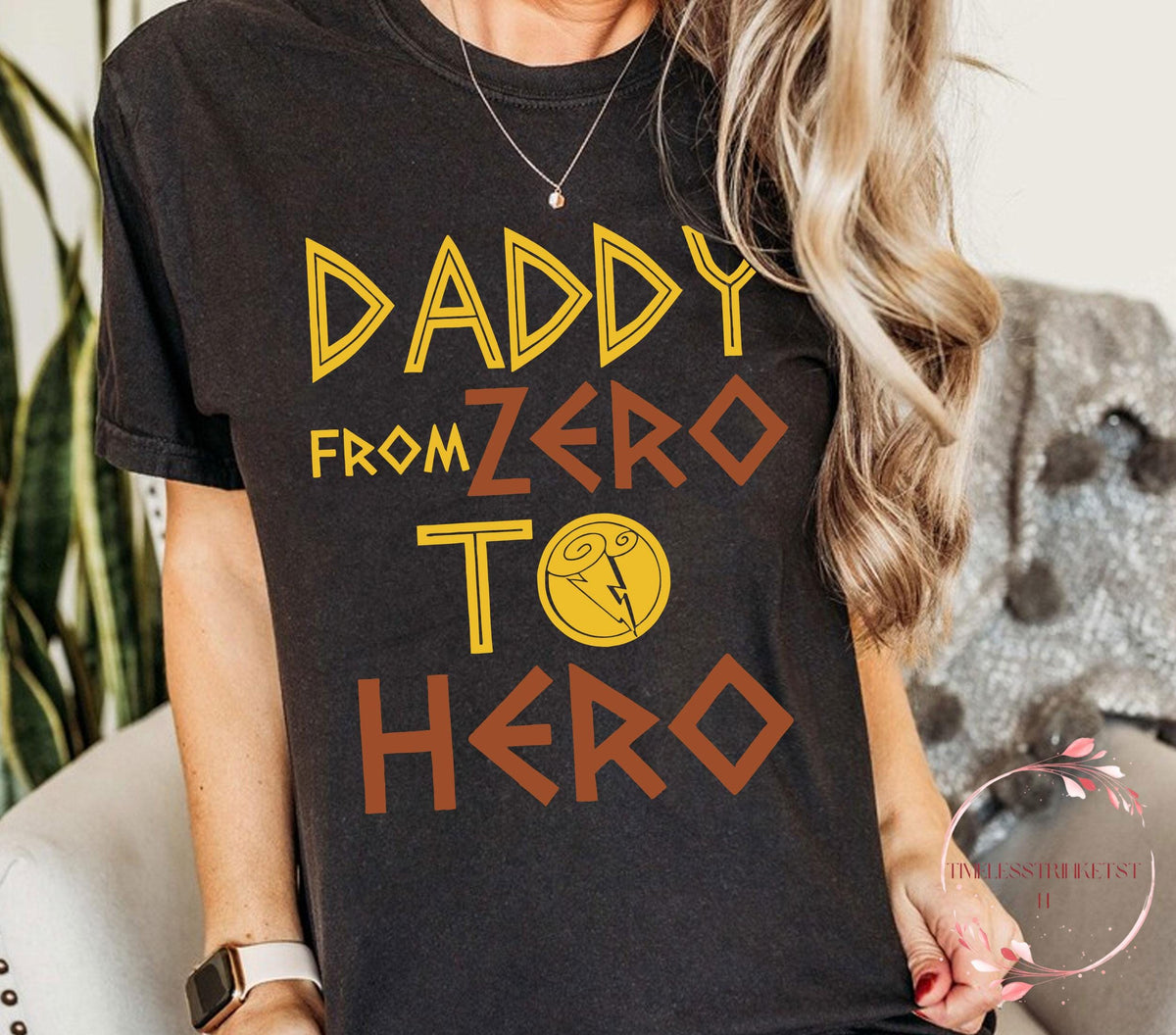 Daddy From Zero to Hero Shirt Hercules Inspired Disney Dad Tee Fathers Day Gift Greek Myth Style Shirt Family Disney Vacation Graphic Tee – Feel-Good Design · Perfect For Daily Wear
