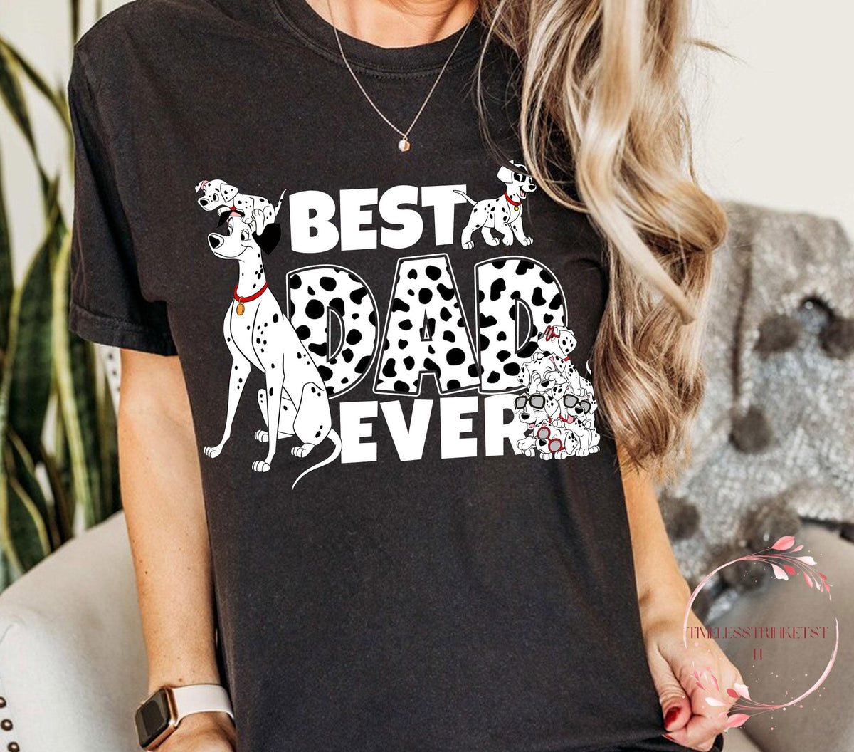 Best Dad Ever Dalmatian Shirt Disney Inspired Fathers Day Tee 101 Puppies Dog Dad Gift Cute Cartoon Dad Shirt USA Seller Graphic Tee – Aesthetic Look · Trending Graphic Apparel